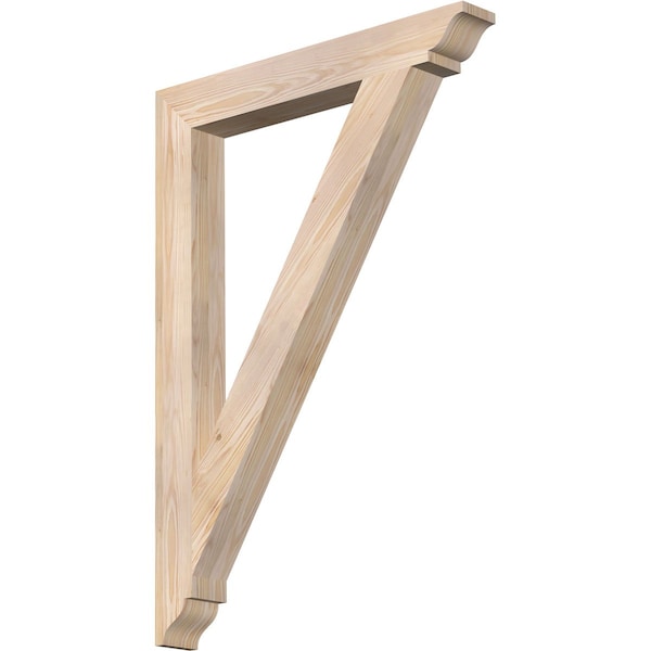 Ekena Millwork Traditional Traditional Smooth Bracket, Douglas Fir, 3 1/2"W x 28"D x 40"H BKT04X28X40TRA01SDF - main